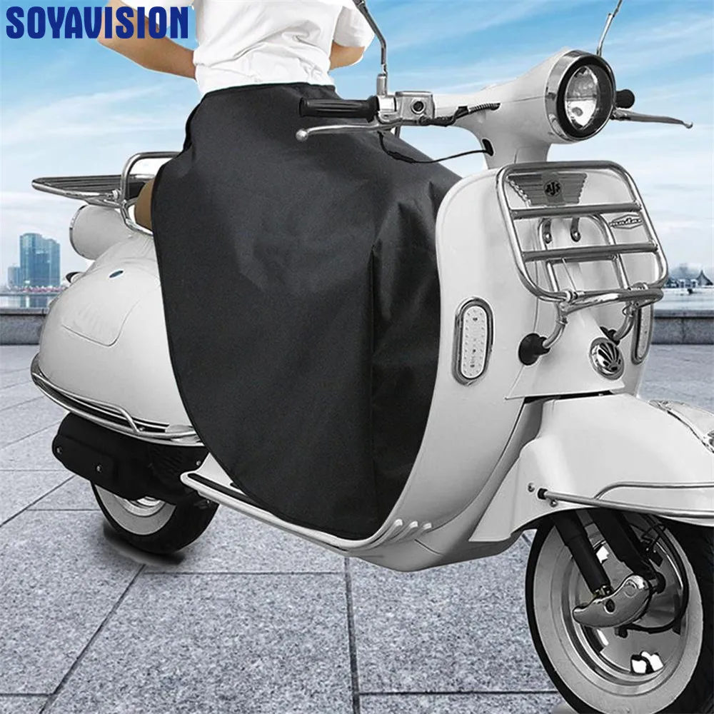 

Зимний чехол для ног мотоцикла, скутера, ветрозащитный теплый фартук для уличных электромобилей, водонепроницаемый морозостойкий чехол для ног