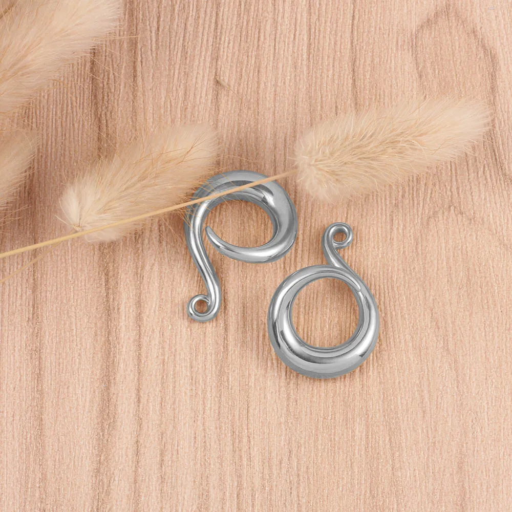 Giga 2PCS DIY Ear Hooks Stainless Steel Tunnel Plug Weighted Dangle Earrings,Suitable for ear stretching , body piercing jewelry