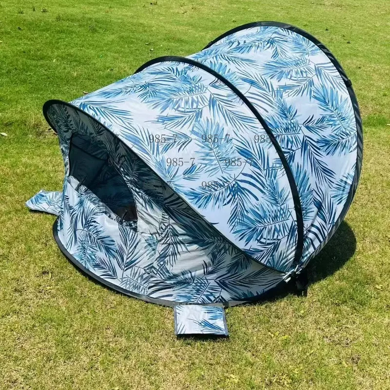 Auto Pop Up Beach Tent, Windproof Sun Protection Shelter, Portable Folding Tent for Outdoor Use