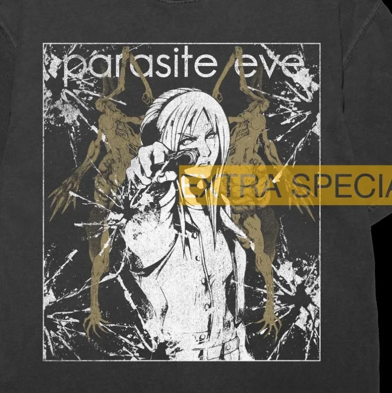 00012458 # Camisa A-Parasite Eve, camisa Aya Brea, camisa de terror de supervivencia
