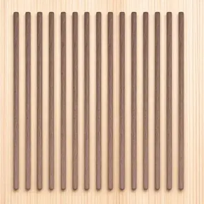 

24Pcs Wood Dowels Black Walnut Wood Sticks for Crafting Tiered Cake Decorations Class Projects Wooden Dowels for Crafts