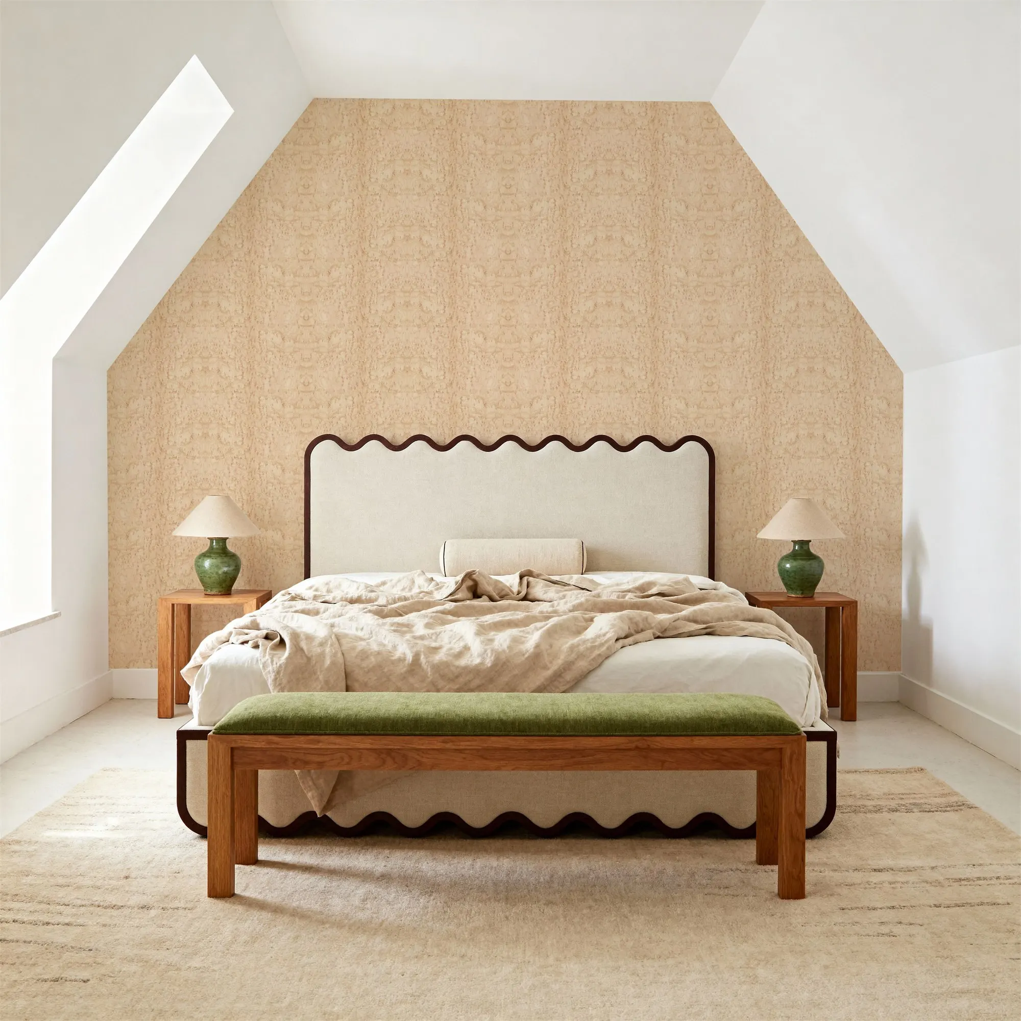 Custom Burl Wood Blonde Wallpaper for Walls Made to Measure Large Wall Mural