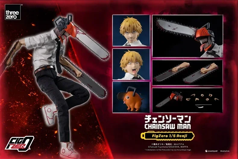 

In Stock Threezero 1/6 Denji 3Z0407 31CM Action Figure CHAINSAW MAN Female/Male Soldier Action Figure Hobby Collecting Model