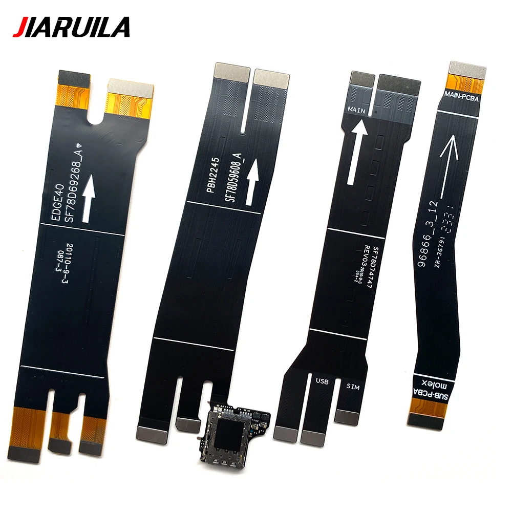 Main Board Motherboard Connector Flex Cable For Moto E7 G54 G34 G14 G Stylus 5G 2023 2022 2021 Edge Plus 40 Neo 30 Pro 50 Ultra