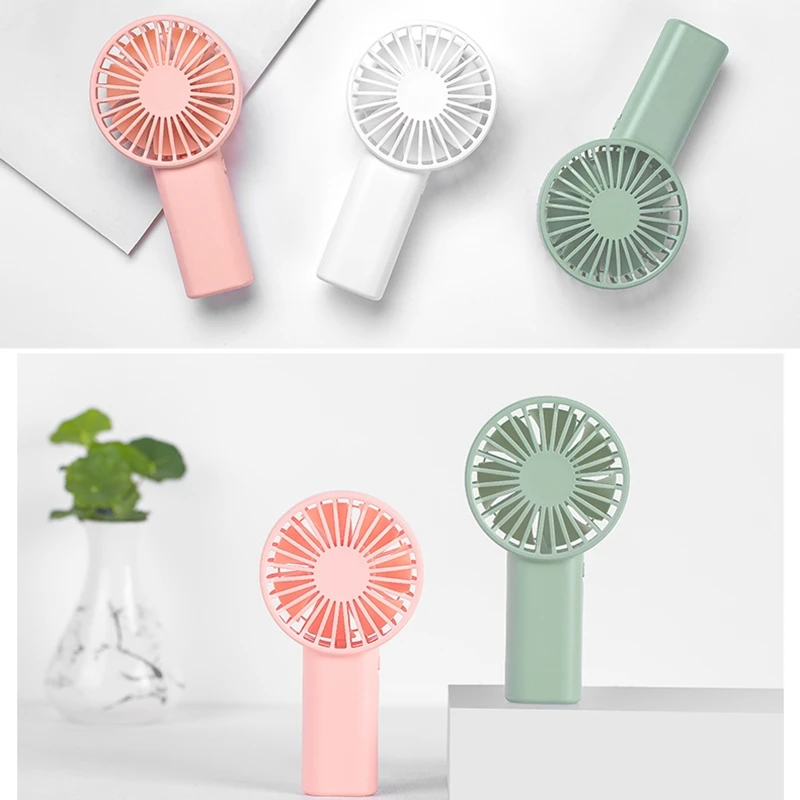 1.5 فولت AAA بطارية تعمل بالطاقة مروحة شخصية قوية المحمولة الصغيرة خفيفة الوزن ماكياج مروحة لفتاة النساء الرجال داخلي انخفاض الشحن