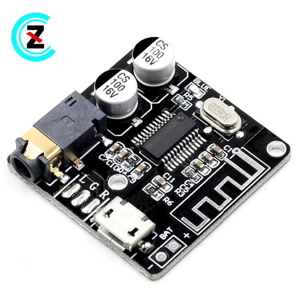 VHM-314 V2.0 MP3 Bluetooth Audio receiver decoding board 5.0 Non-destructive car audio amplifier DIY module MICRO/TYPE-C