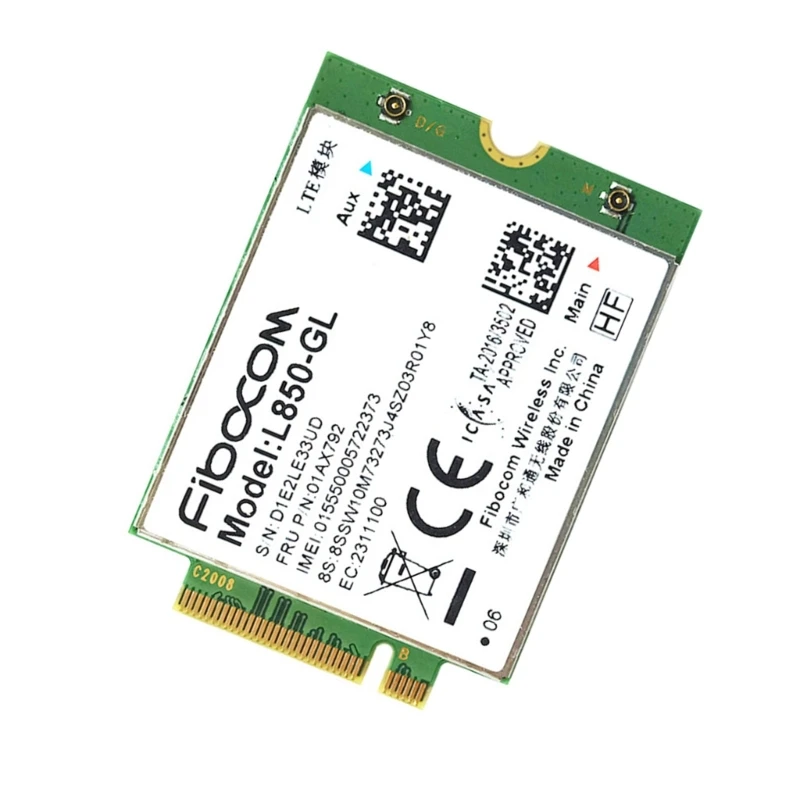 Módulo WiFi 4G-L850-GL, tarjeta LTE, Cat9, 450Mbps, 01AX792