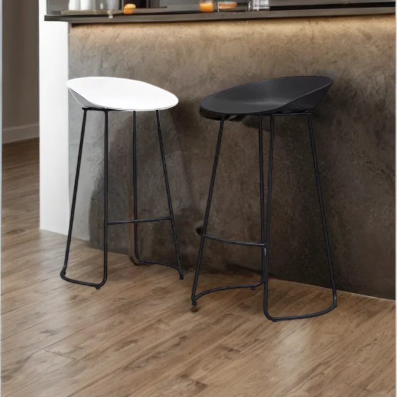 

Bar Chair Backrest Cheap Counter Kitchen Stools Chairs Cafeteria Beauty Salon Swivel Stool Chaise Height Nordic Taburetes Cocina