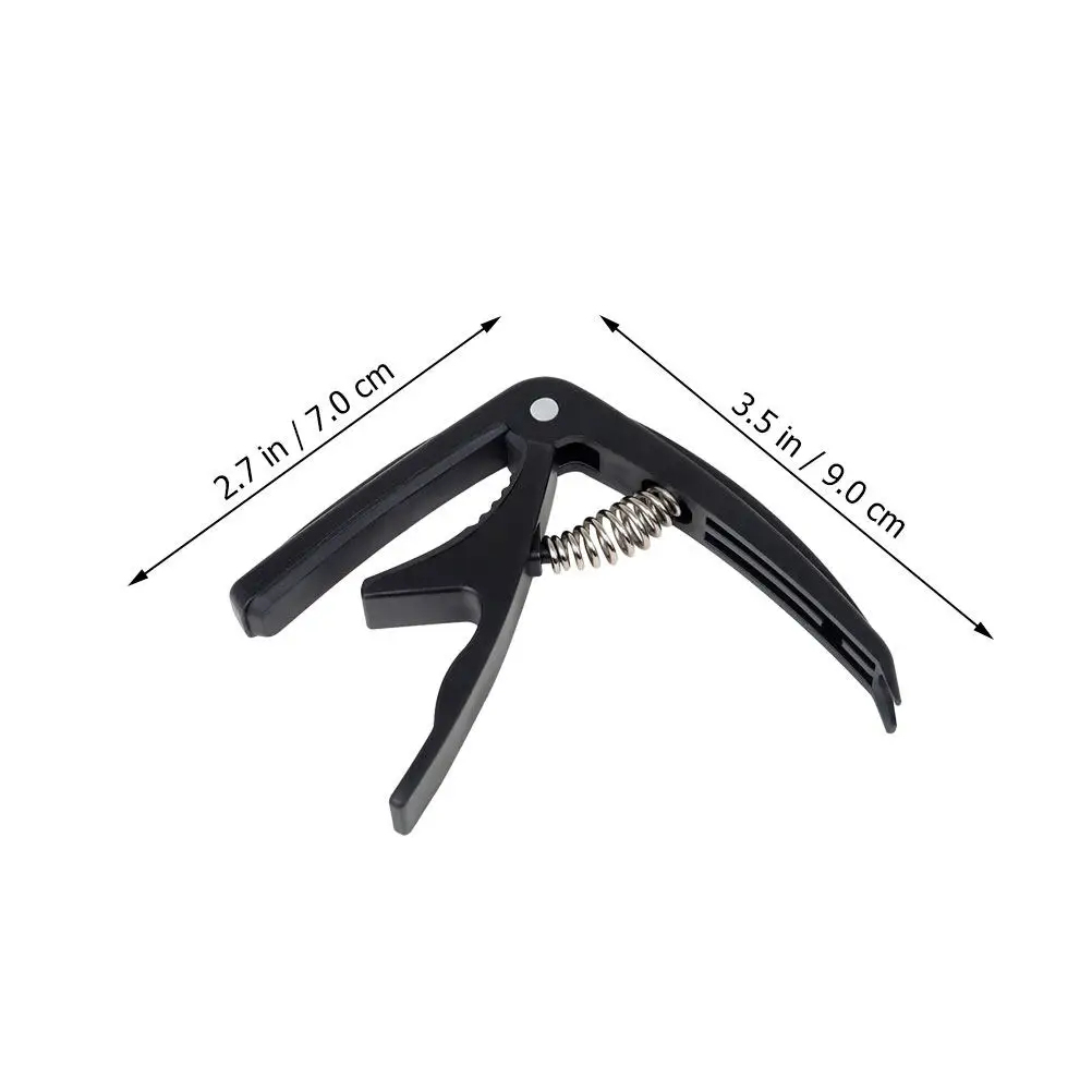 Universal Guitar Capo for Acoustic Electric Classical and Ukulele ABS Metal Construction Adjustable Spring Tension Quick view 6
