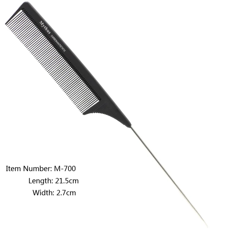 Mythus Barber Kamm Haarschnitt Professionelle Friseur Styling Kamm Set Salon Haarpflege Styling Werkzeug Carbon Faser Kamm Set – Detail 20