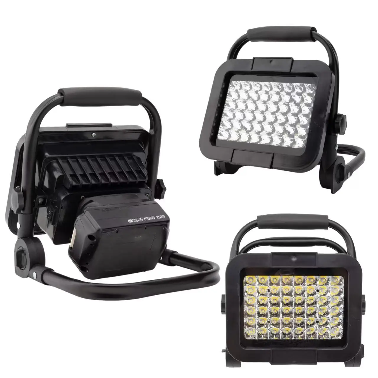 

Светодиодный рабочий фонарь 48 Вт, складная ленточная лампа, прожектор, фонарь для кемпинга, светодиодный фонарь для Makita Flashlig 18 В (без аккумулятора)