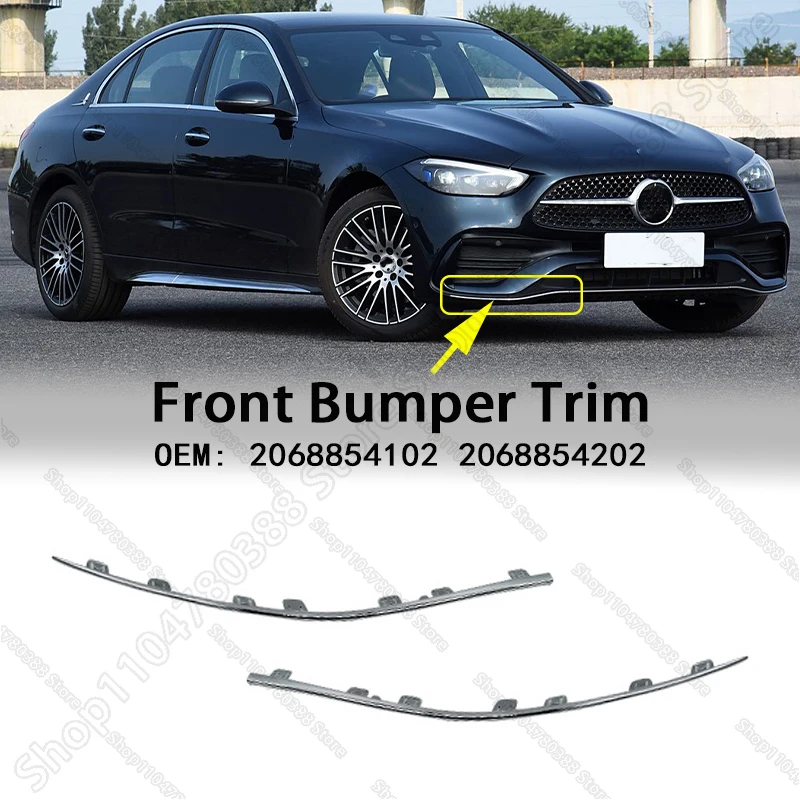 

Накладка на передний бампер для 2022-2024 Chass W206 Mercedes Benz C300 2068854102 2068854202 2068855702 2068854302 2068854402 2068855802