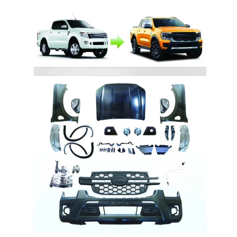 High Quality American Style Full Body Kit HTP87207 High Adhesion Light Duty Truck Exterior Modification Parts Fit For T6 T9 2011