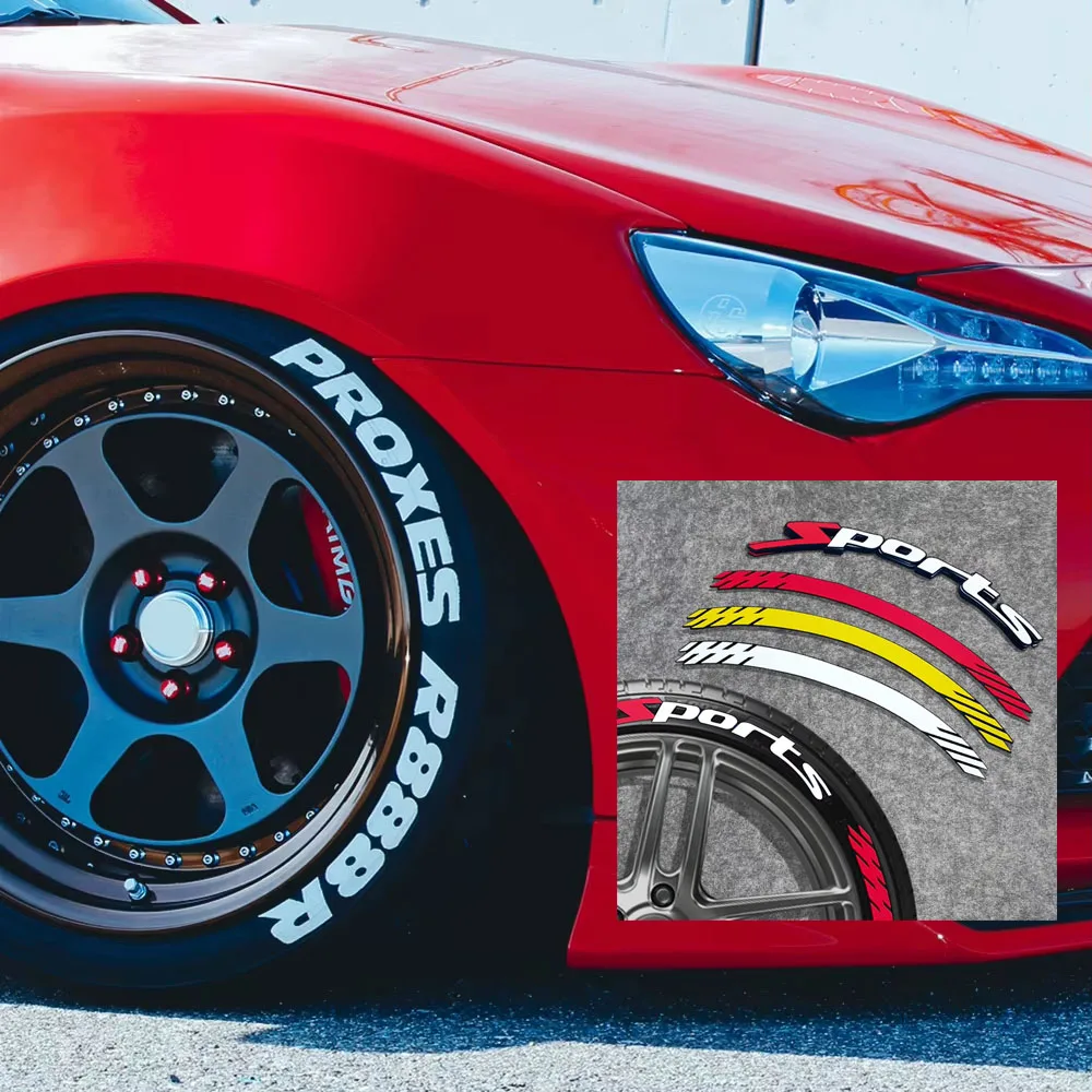 

16 шт., спортивные наклейки, наклейки на колеса автомобиля, клейкие наклейки, аксессуары для автомобилей, внедорожников, грузовиков, внедорожников, аксессуары для самостоятельного изготовления