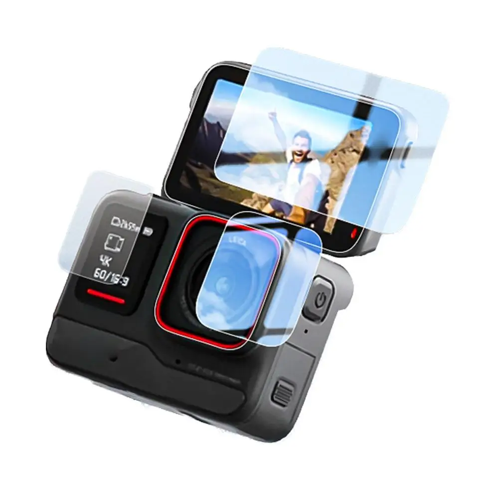 Protector de lente de pantalla para Insta360 Ace, cristal templado antiarañazos, accesorio de película