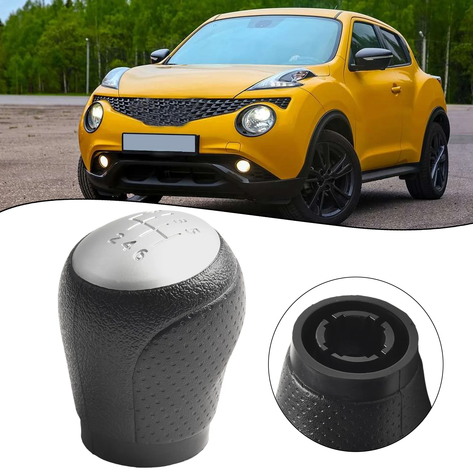 

Professional Recommended Installation for this 6 Speed Gear Shift Knob Compatible with For Nissan Juke Xtrail Qashqai