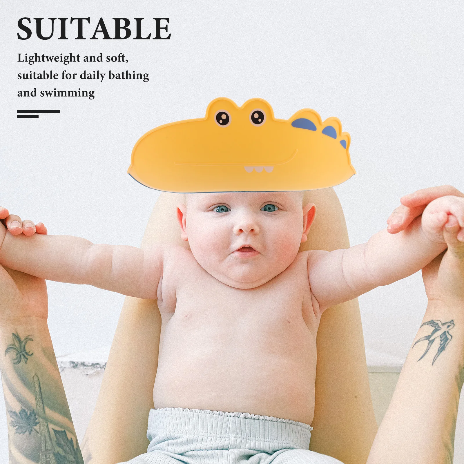 

Детская шапочка для душа, регулируемая, водонепроницаемая, для мытья волос для малышей, козырек для ванны, шапка для защиты глаз и ушей, мягкая детская шапочка для шампуня