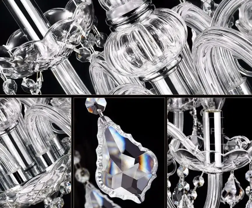 

Updated More High Crystal Chandelier Lustre Crystal Chandeliers 4/6/8/10/12/15/18 Arms Lustres De Cristal Chandelier LED