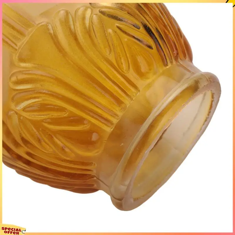 ABFI 3X Ventilador de teto lustre de vidro fosco e transparente substituição de abajur