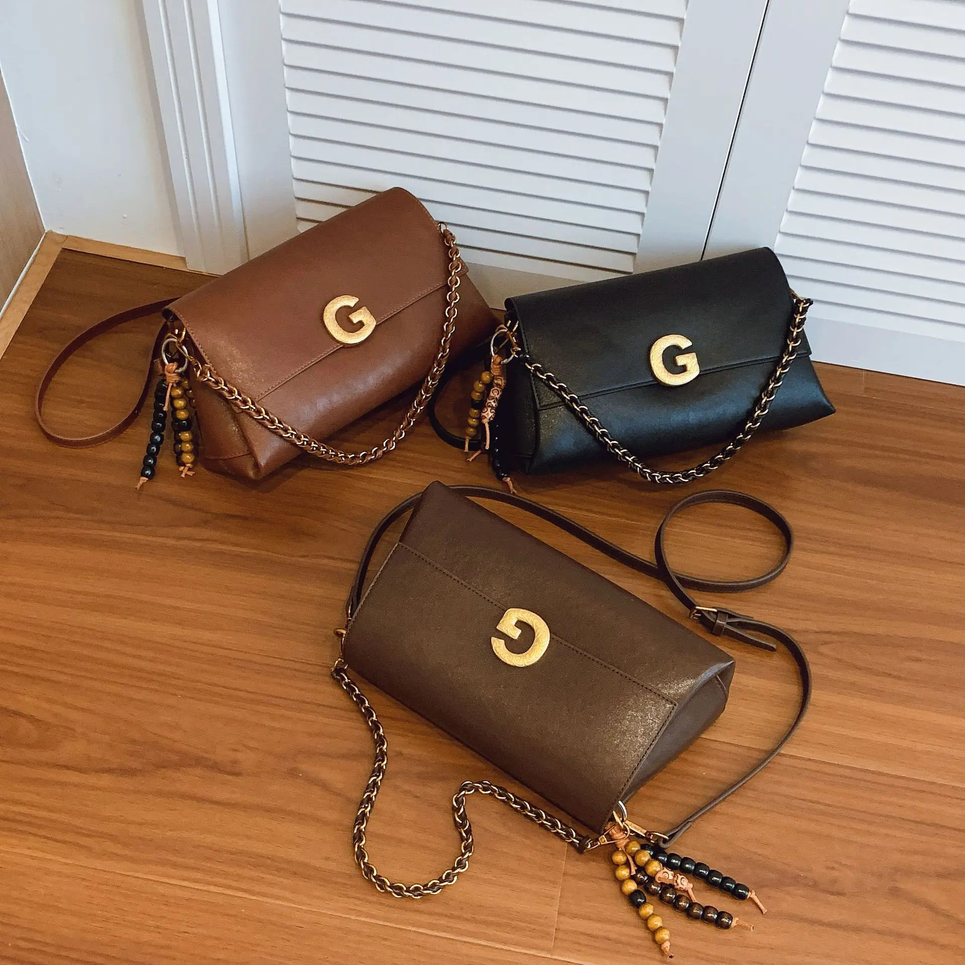 

Сумка через плечо с ремешком-цепочкой 202, модная женская сумка через плечо, универсальная сумка-тоут «день-ночь», минималистичная сумка-слинг, текстурированная