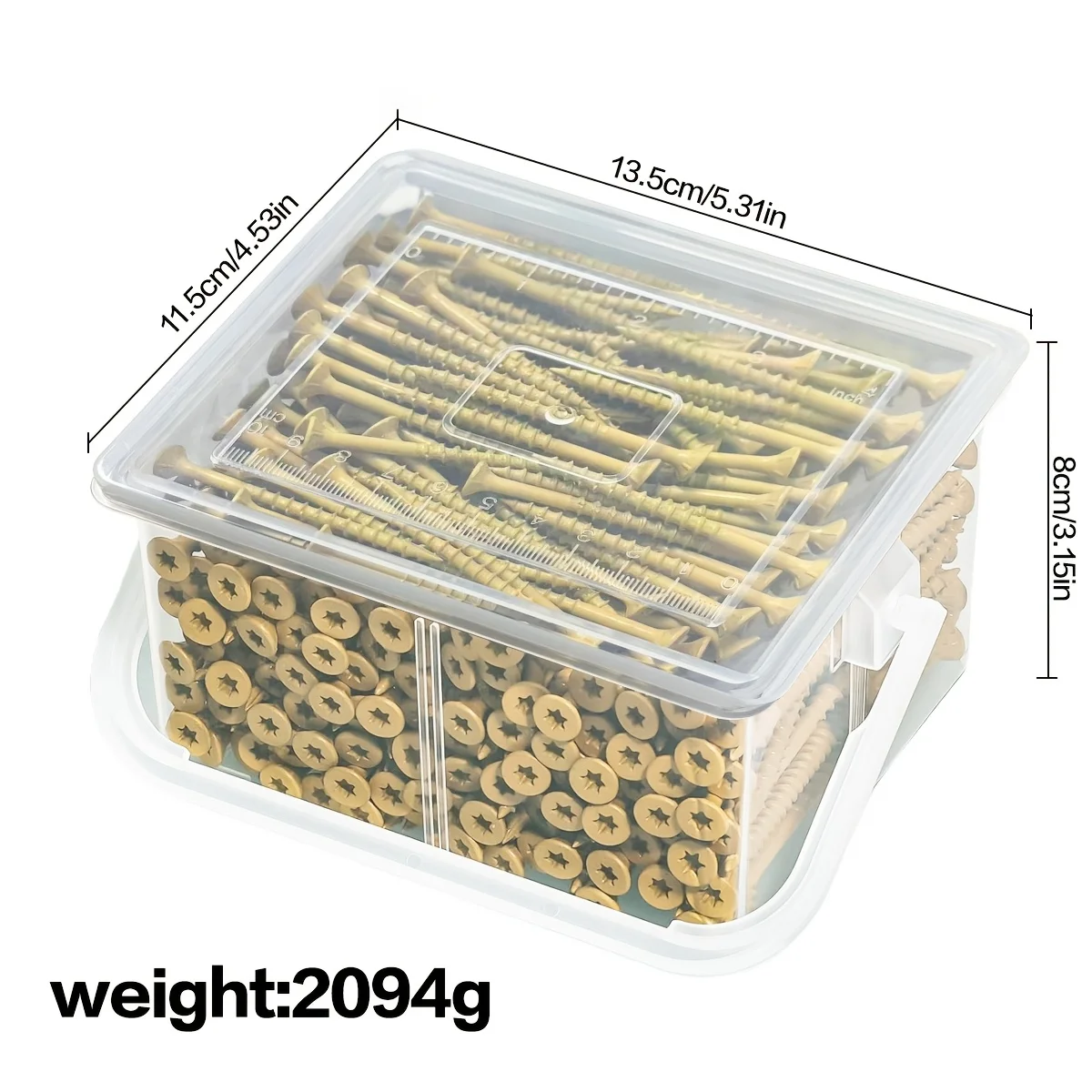 

Wood Screws Deck Screws 3 Inch, Torx Screws Construction Fence Screws, 360 Pcs Deckmate Exterior Screws for Wood, Rust Resistant