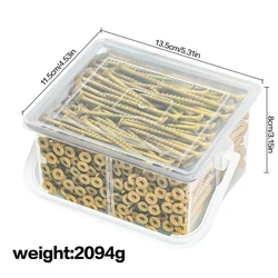 Wood Screws Deck Screws 3 Inch, Torx Screws Construction Fence Screws, 360 Pcs Deckmate Exterior Screws for Wood, Rust Resistant