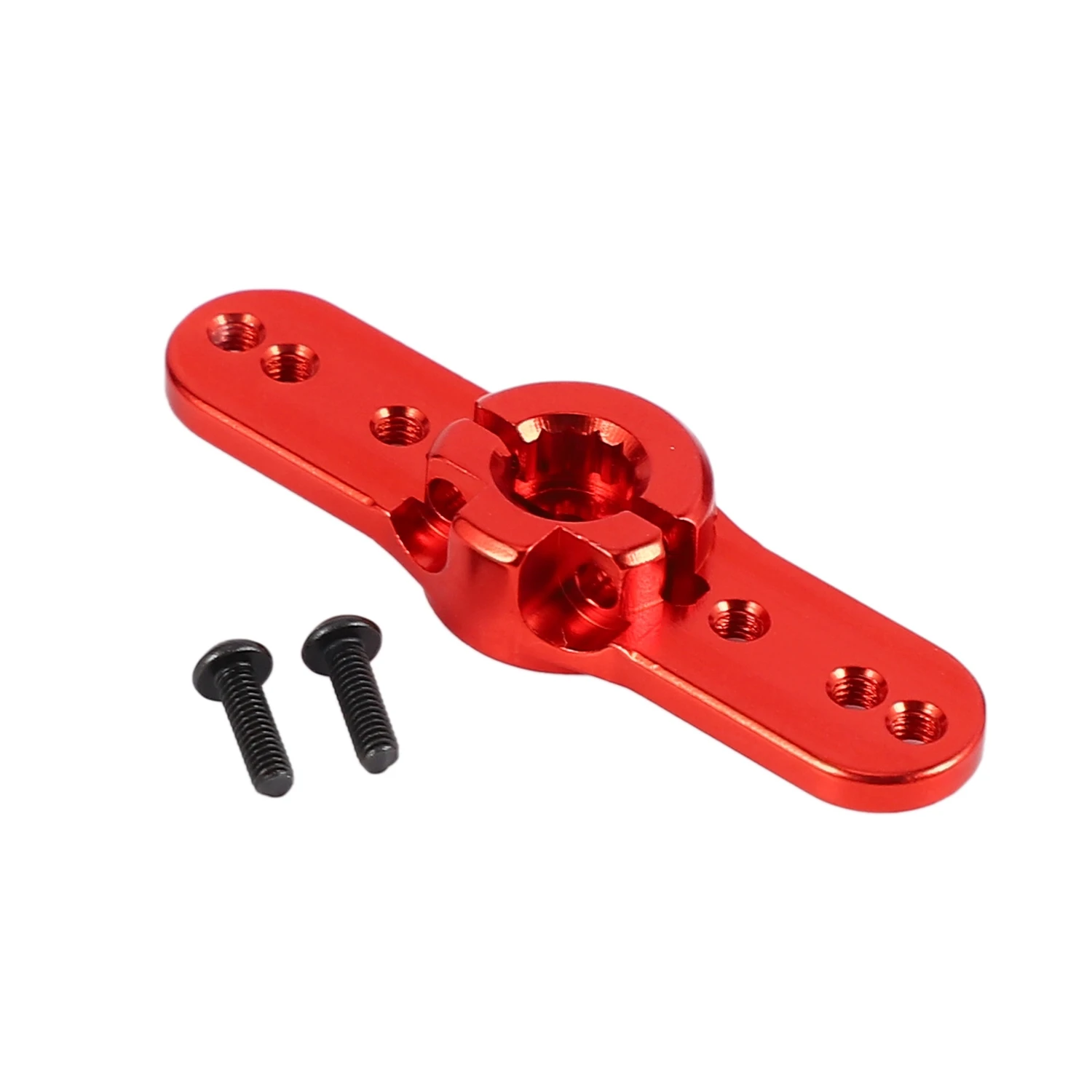 Metal 15T Servo Horn 15 Tooth Steering Servo Arm for 1/5 RC Climbing Car Gasoline / Electricity Red