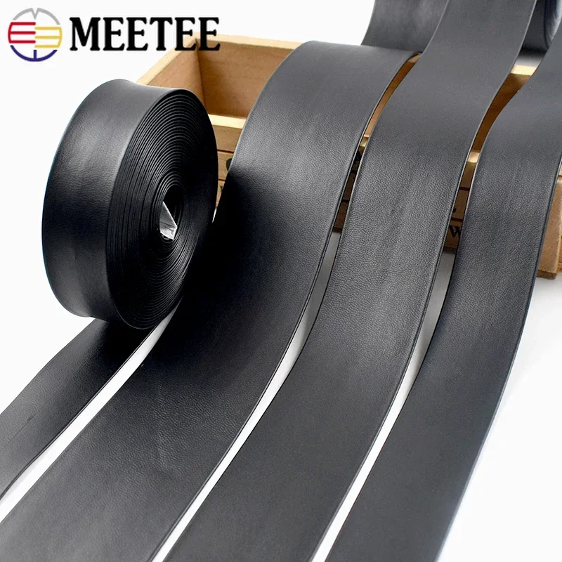 

5/10Meters 3-50mm Synthetic PU Leather Cord Bag Strap Ribbon Band Necklace Hemming Rope Webbing Tape Sewing Clothes Accessories