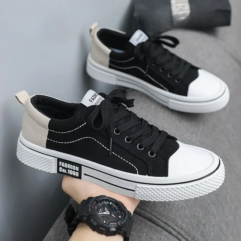 Breathable Casual Shoes for Men Leisure Man Shoe Canvas Classic Original Non-leather Cheap Liquidation Comfortable Work Sneakers