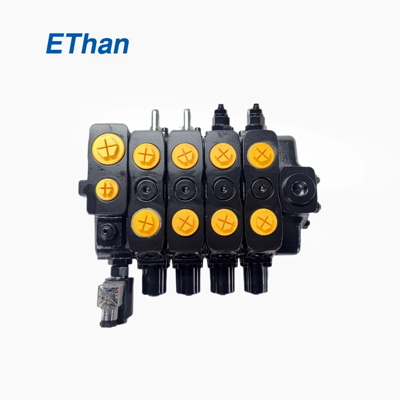 

Hot Selling DLP 180 Joystick Hydraulic Solenoid Pressure Control Multiplex Hydraulic Control Valve For