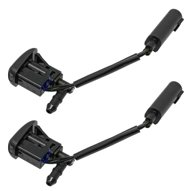 1Pair New Windshield Heated Washer Sprayer Nozzle Jet 61667110851 for -BMW 1-Series E81 E82 E87 X3 E83 X5 E53 Z4 E85 E86 view 3