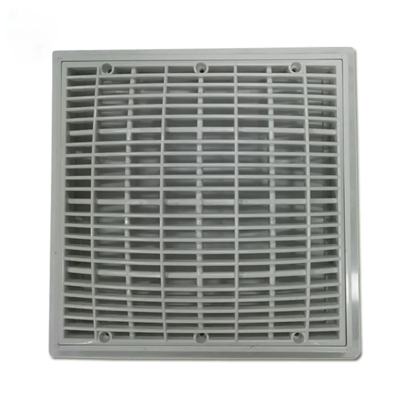 

Swimming pool square main drain, anti-suction main drain pool drain cover drainer body inlet and outlet