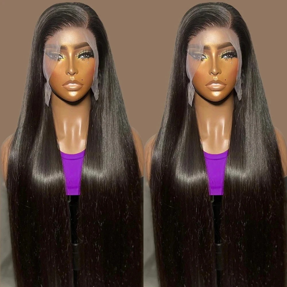 

HD Lace Front Human Hair Wigs Straight 13x4 13x6 Transparent Lace Frontal Human Hair Wigs 4x6 5X5 PreCut Glueless Wigs For Women