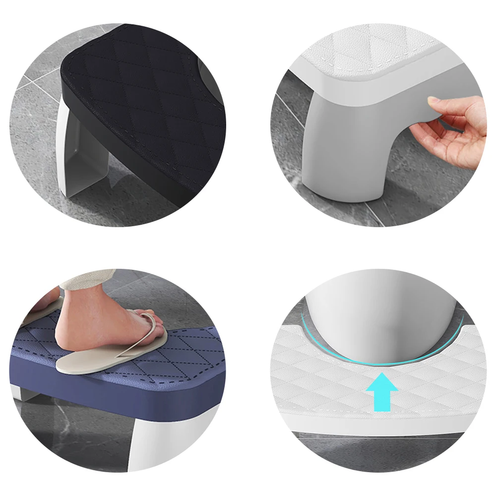 1 PCS Toilet Squat Stool Removable Non-slip Toilet Seat Stool Portable Squat Stool Home Adult Bathroom Accessories