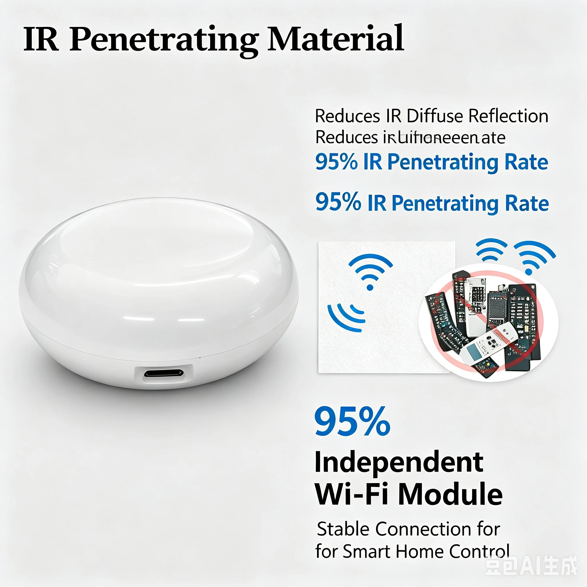 Tuya WiFi IR Remote Controller Universal Infrared Hub for TV AC DVD Audio Smart Life App Timing Voice Control Alexa Google Home