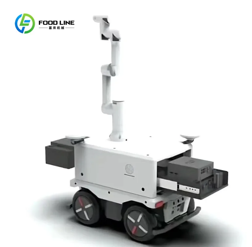 Customized Robot Patrol Full Autonomous Wheeled Platforms Security Robot with Camera Remote Control