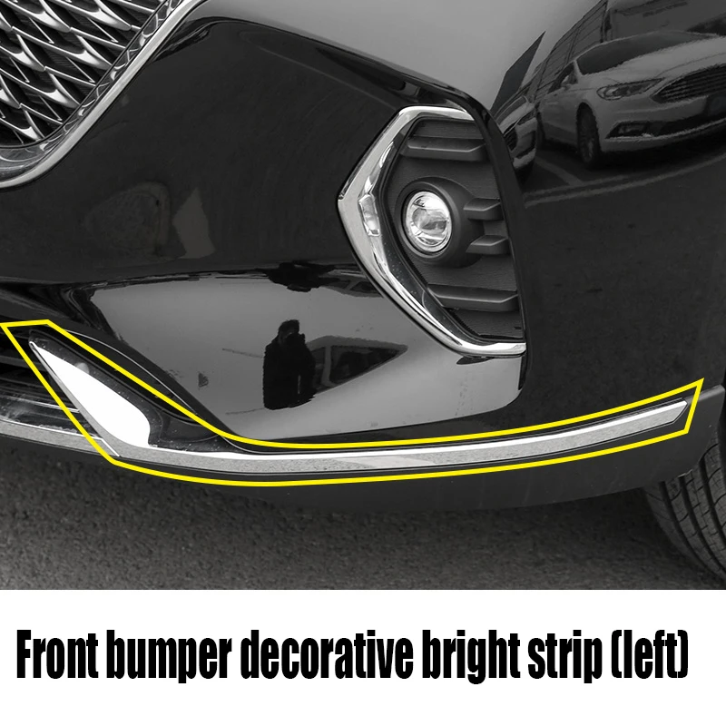 For Haval M6 PLUS 2021 2022 2023 upper grille decoration bright strip front bumper decoration bright strip