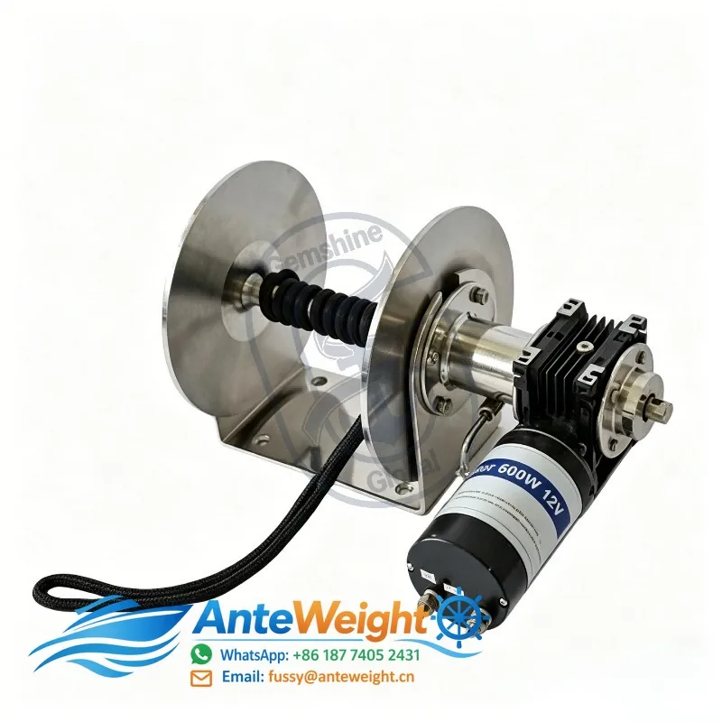Anchor Winch 12V 24V Electric Motor 400W-1800W Boat Ship Yacht Windlass Capstan Marine Hardware