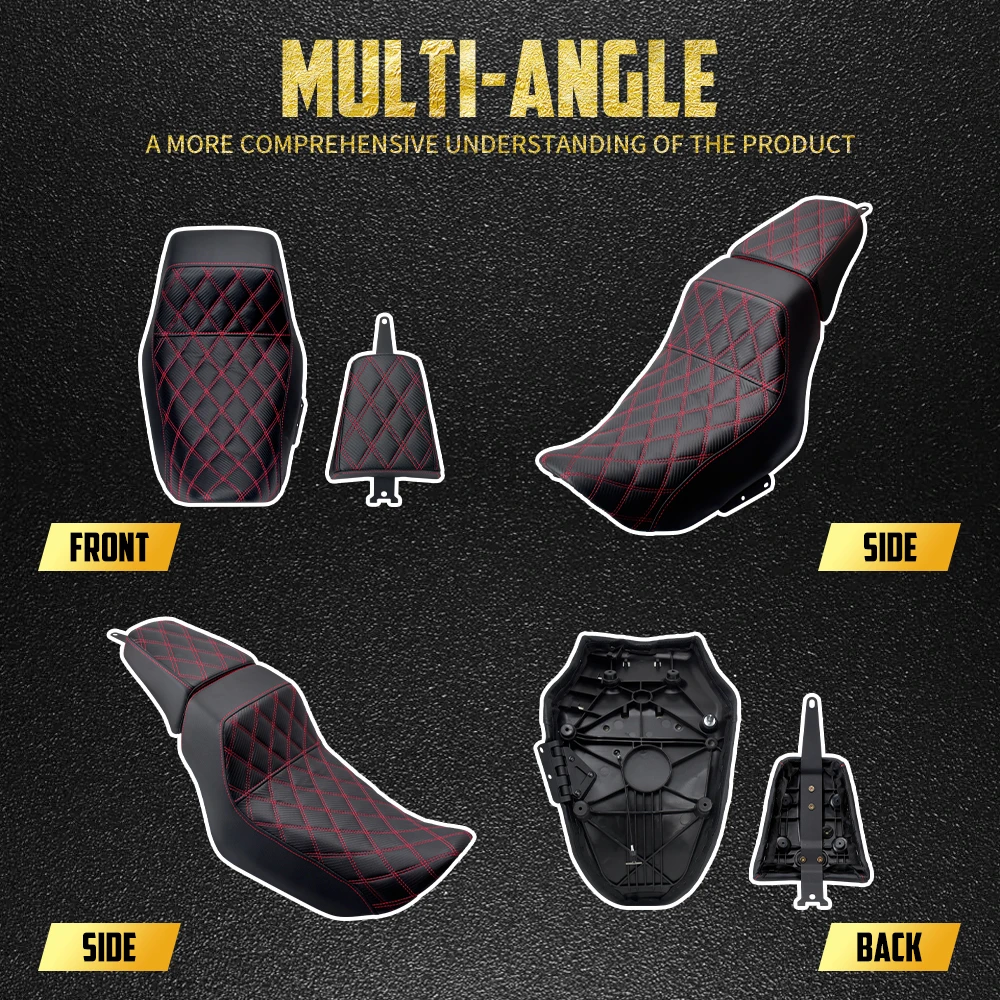 Motorcycle Two Up Seat Front Rear Driver Passenger Rider Saddle Seats For Harley Nightster Special RH975S 2023-24 RH975 22-2024