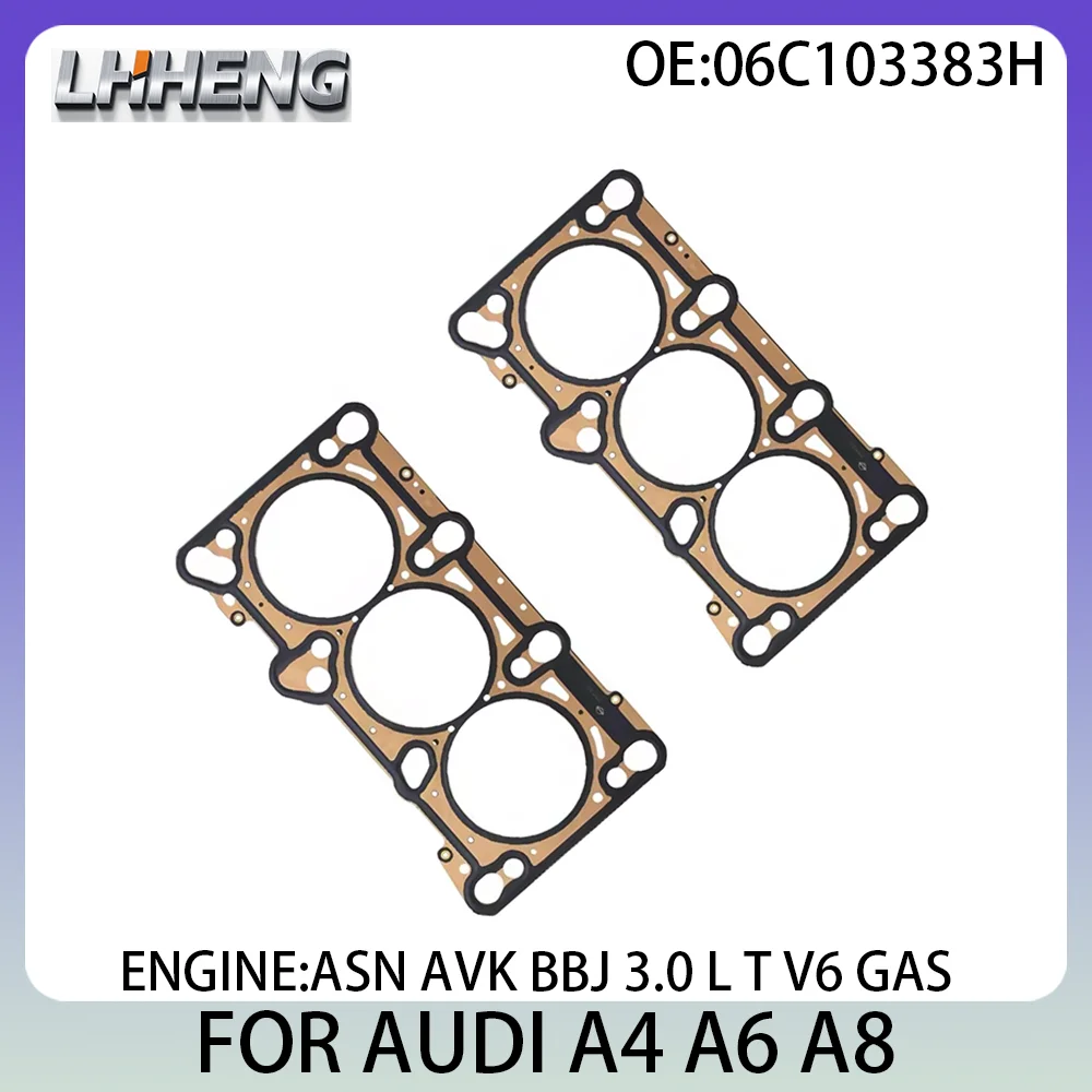 

Cylinder Head Gasket For AUDI A4 A6 A8 3.0L 3.0 L T V6 GAS 2000-2006 ASN AVK BBJ 10153200 CH1579 627.651 HG1327 06C103383H