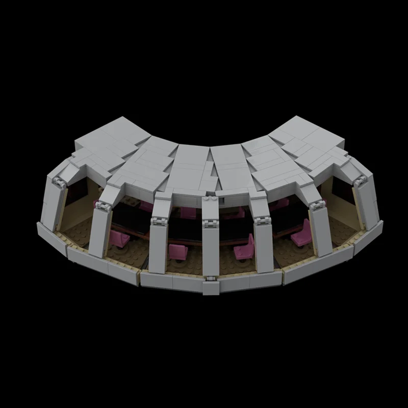 Popular Star Movie Moc Building Bricks Modular Observation Room Model Technology Blocks Christmas DIY Toy Construction Gifts