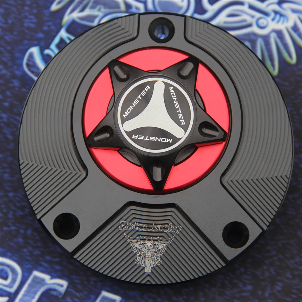 CNC Aluminum Keyless Motorcycle Fuel Gas Tank Cap Cover For Ducati MONSTER 1000 1200 R 1200 S 1200 600 620 695 750 797 800 821