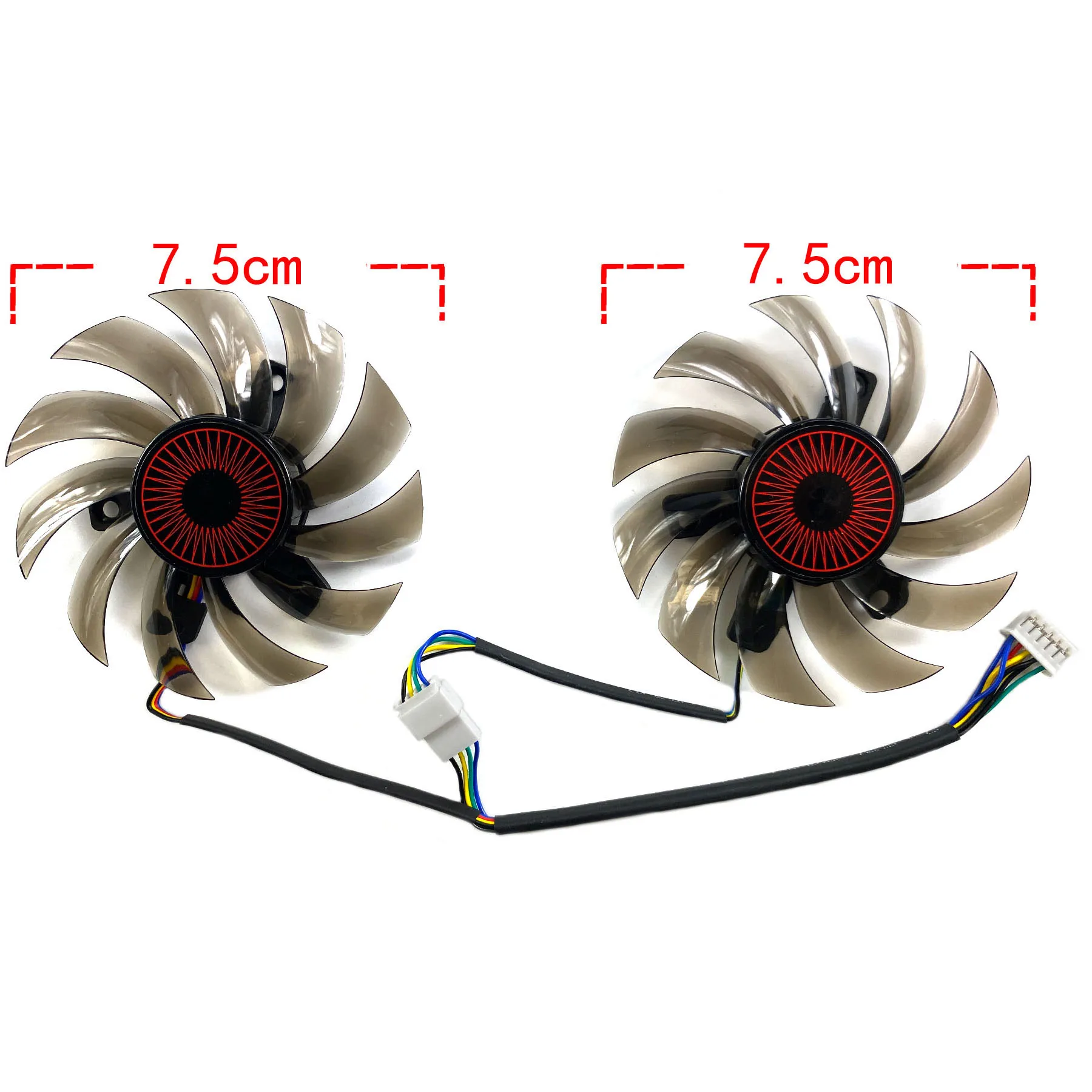 New For ASUS Radeon R9 370 GTX750ti 760 770 660 660ti DirectCU II OC Graphics Card Replacement Fan FD7010H12S