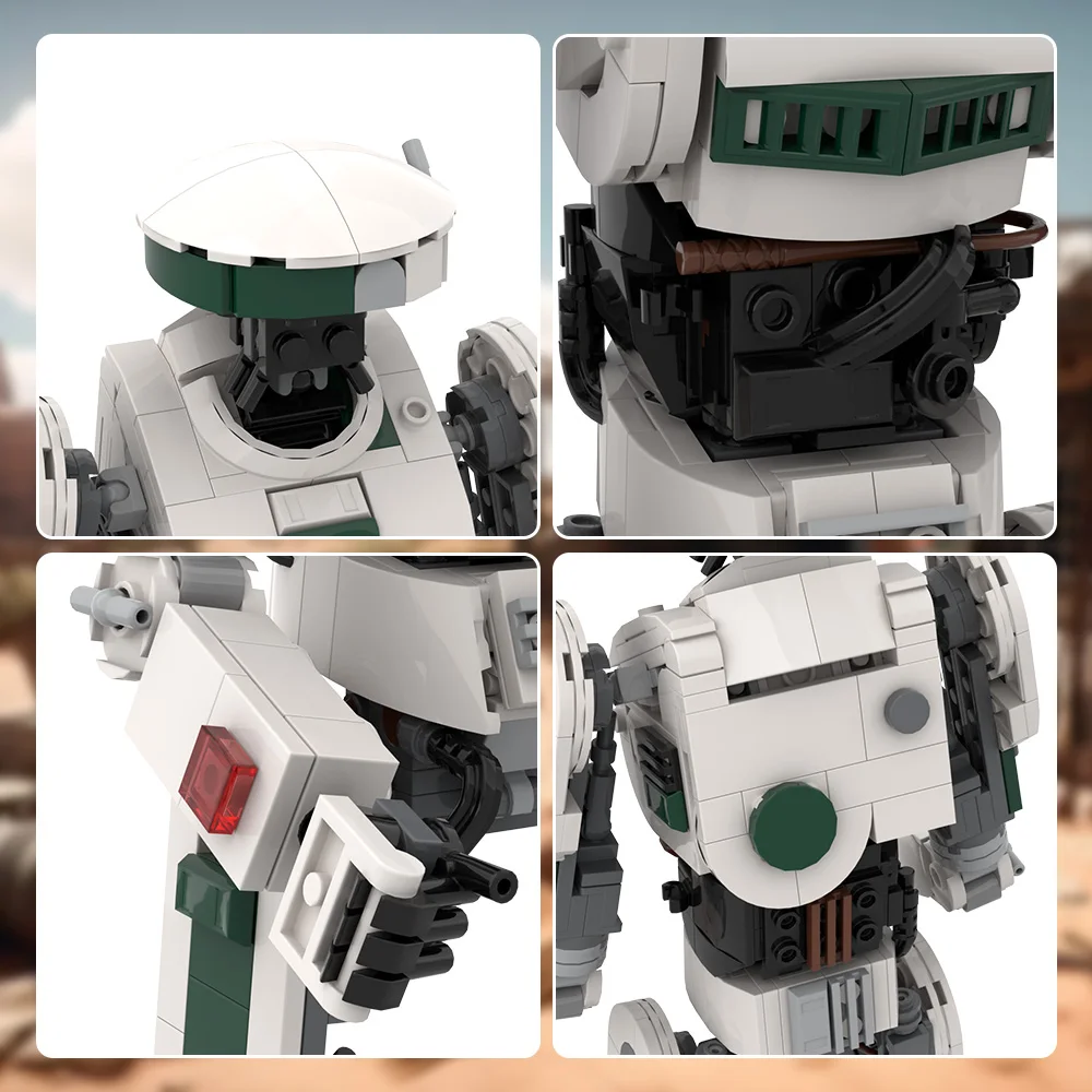 L3-37 Droid Display Figure Building Blocks Sci-Fi Movie Star Battle Action Robot Home Decor Bricks Toy Adult Gift view 6