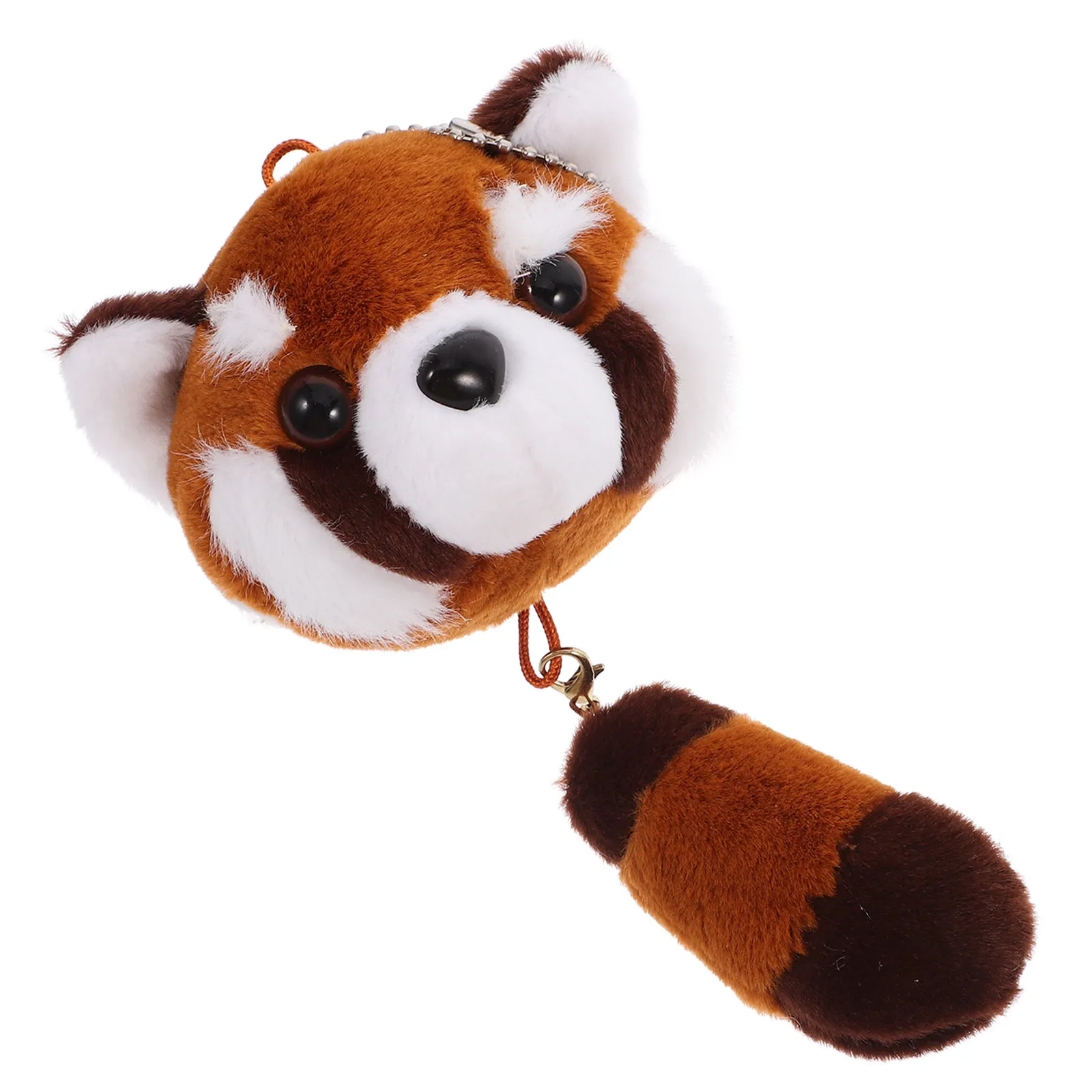 

1pc Raccoon Pendant Cute Cartoon Animal Hanging Decor For Kids Room Home Gift Stuffed Ornament Keychain Backpack Accessory