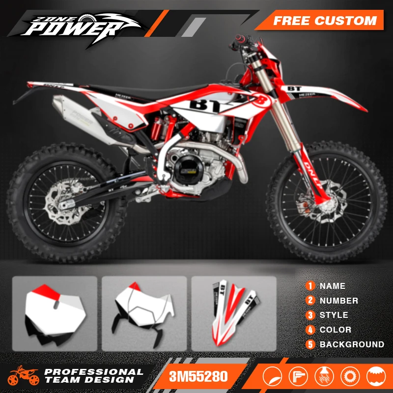 

Powerzone Custom Backgrounds Graphics Decals Sticker Kits for Beta RR ENDURO 125 200 250 300 350 390 430 480 2023 2024 2025 10