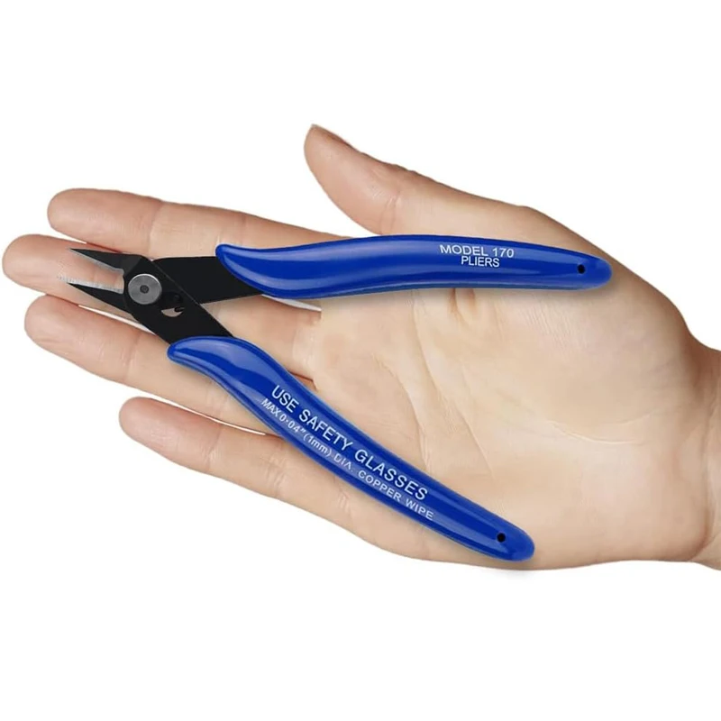 1/2Pcs Micro Wire Cutter 170 Electronic Diagonal Pliers Precision Diagonal Cutting Pliers Electronic Diagonal Pliers Hand Tools