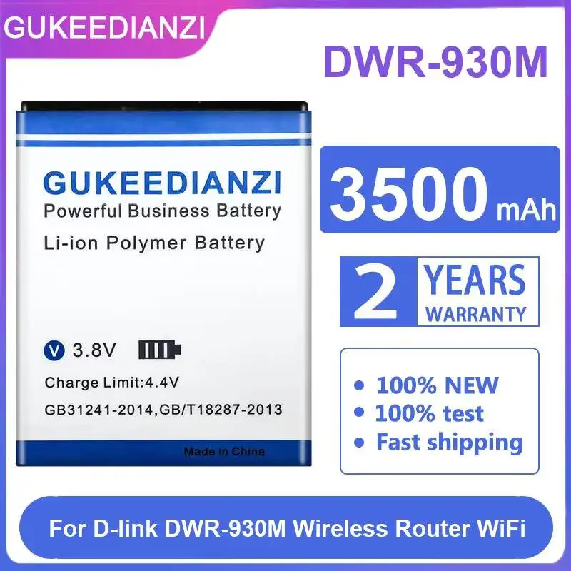 Batería de Router Wifi de Alta Capacidad de 3500 mAh, Reemplazo Confiable para Router Inalámbrico D-Link Dwr-930M