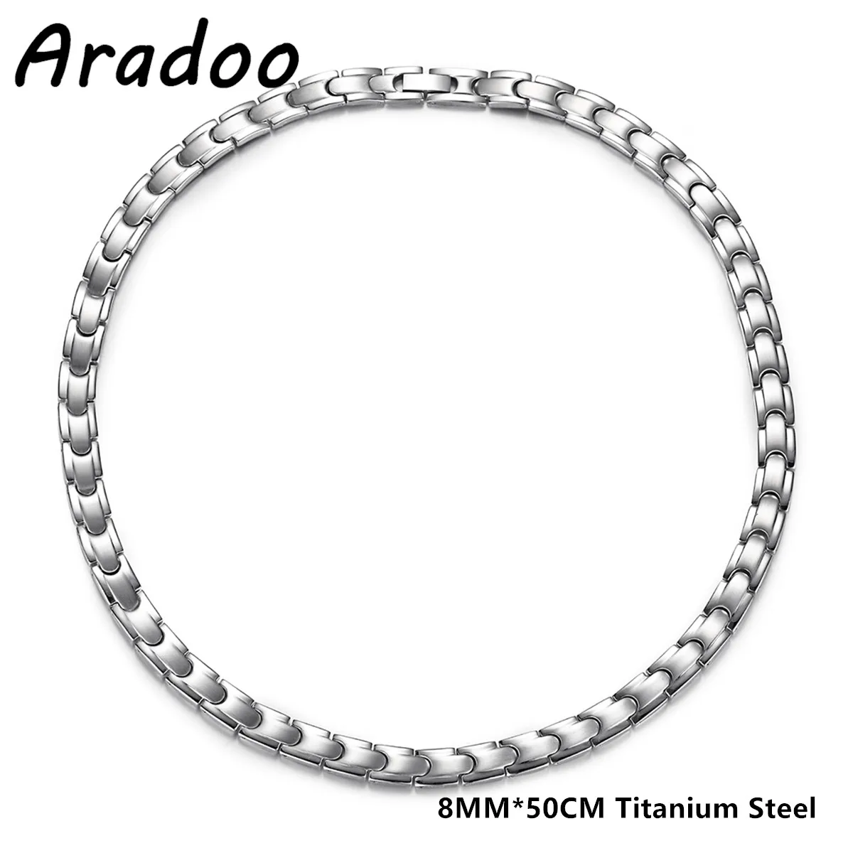 ARADOO Magnetic Therapy Necklace for Men Women Minimalist Unisex Necklace Holiday Birthday Anniversary Gift Jewelry