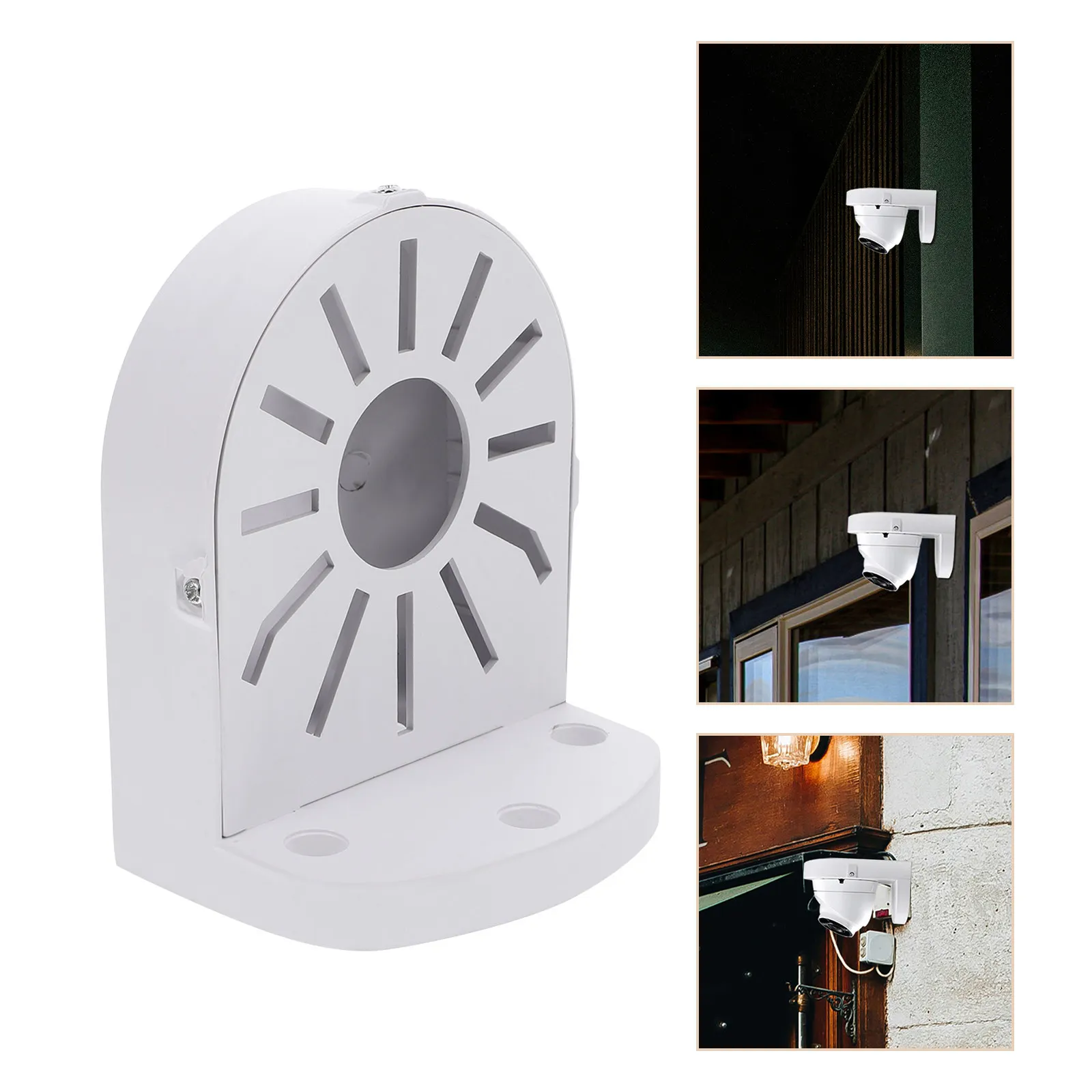 Universal Dome Camera Wall Mount Bracket ABS Plastic for Indoor Outdoor Security Cctv Ip Cameras 360 Degree View Cable